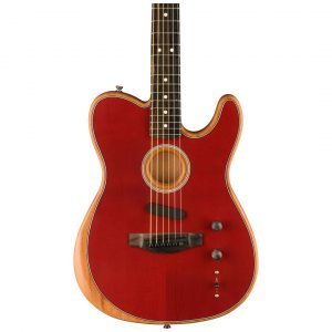 American Acoustasonic® Telecaster®, Ebony Fingerboard, Crimson Red