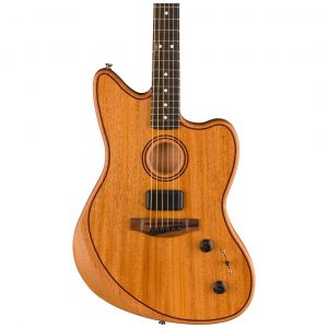American Acoustasonic® Jazzmaster® All-Mahogany, Ebony Fingerboard, Natural