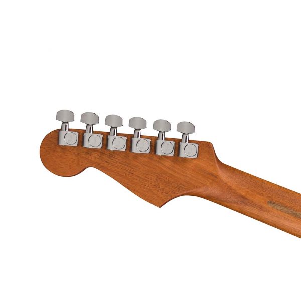 American Acoustasonic® Jazzmaster® All-Mahogany, Ebony Fingerboard, Bourbon Burst - Image 7