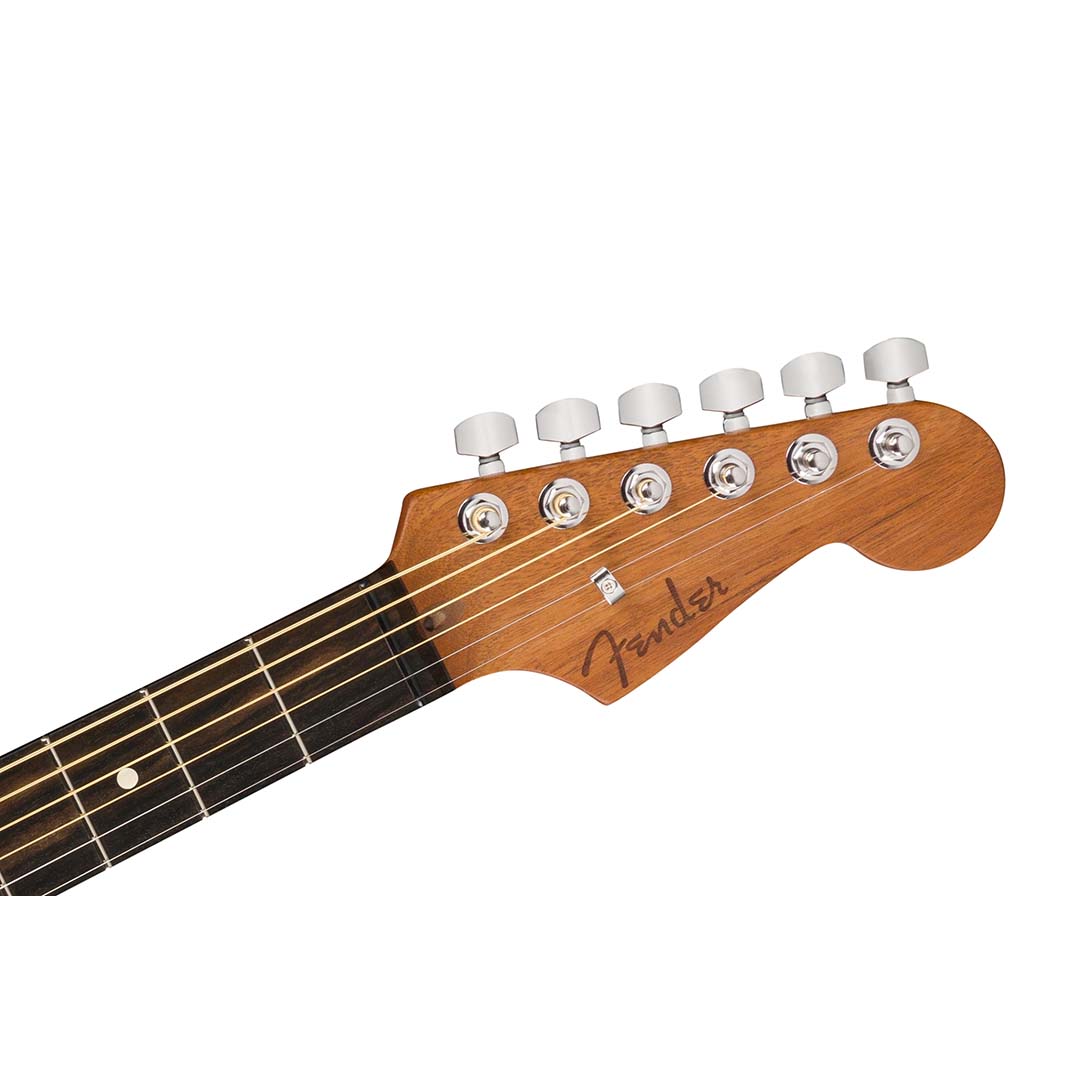 American Acoustasonic® Jazzmaster® All-Mahogany, Ebony Fingerboard, Bourbon Burst - Image 6