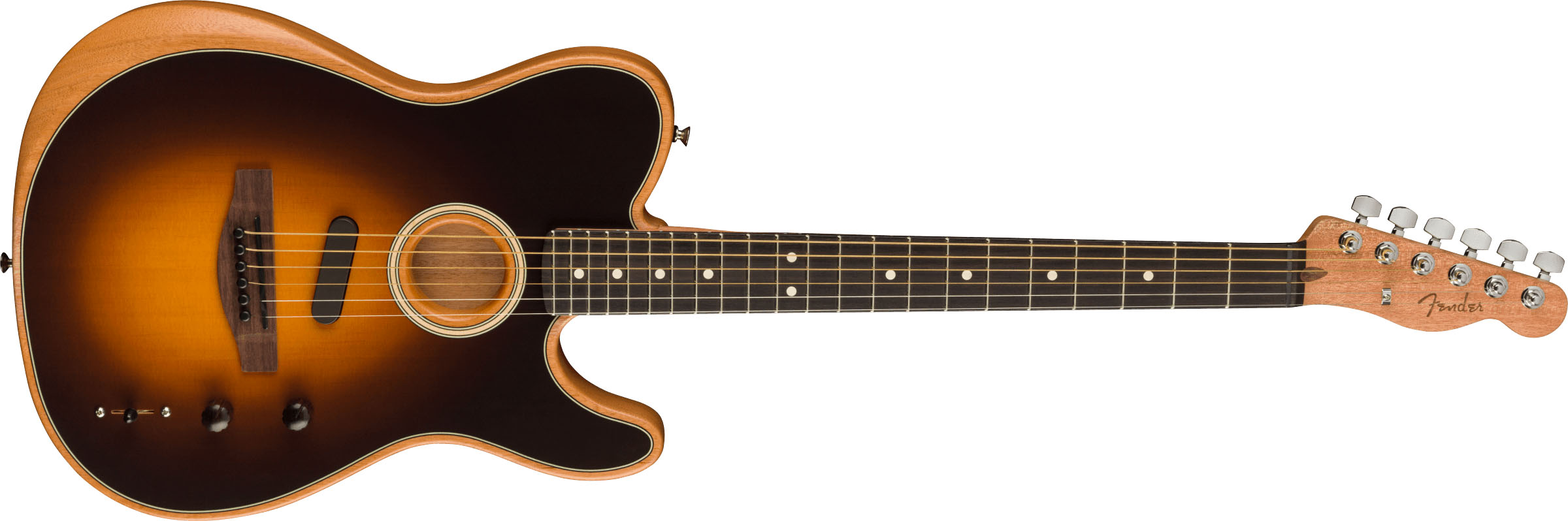 Acoustasonic® Player Telecaster®, Rosewood Fingerboard, Shadow Burst - Image 4