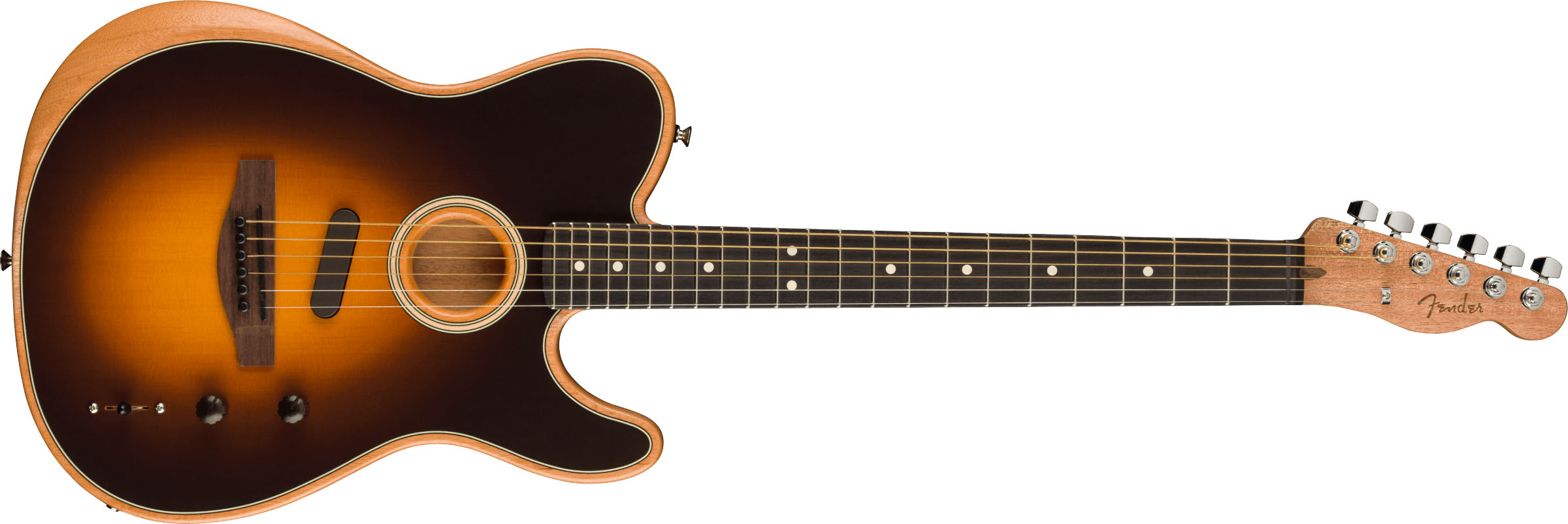 Acoustasonic® Player Telecaster®, Rosewood Fingerboard, Shadow Burst - Image 2