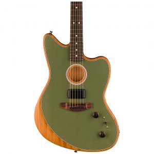Acoustasonic® Player Jazzmaster, Rosewood Fingerboard, Antique Olive