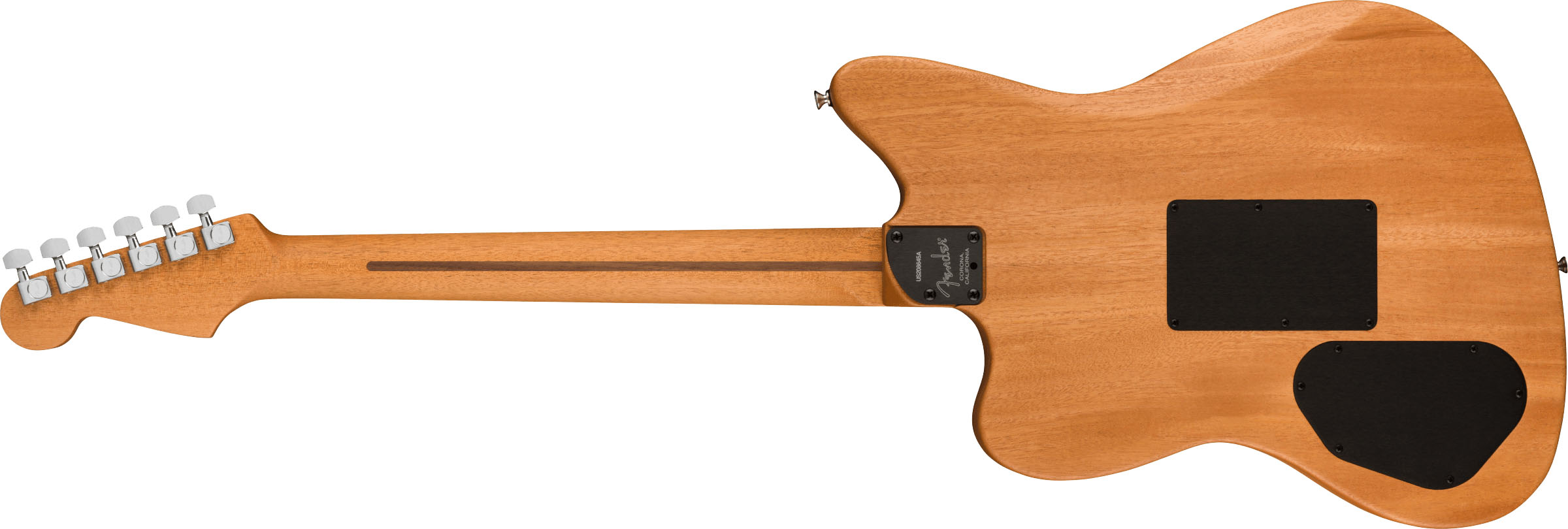 American Acoustasonic® Jazzmaster®, Tobacco Sunburst, Ebony Fingerboard - Image 3
