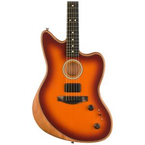 American Acoustasonic® Jazzmaster®, Tobacco Sunburst, Ebony Fingerboard