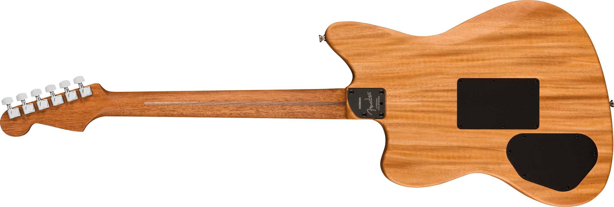 American Acoustasonic® Jazzmaster®, Tungsten, Ebony Fingerboard - Image 3