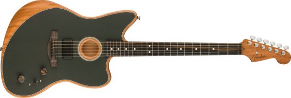 American Acoustasonic® Jazzmaster®, Tungsten, Ebony Fingerboard - Image 2