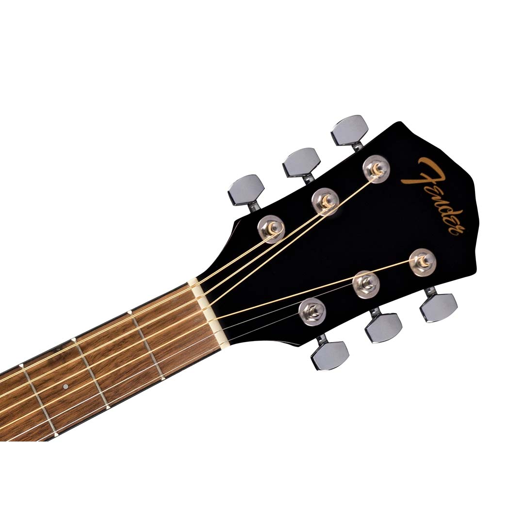 FA-125CE Dreadnought, Walnut Fingerboard, Black - Image 5