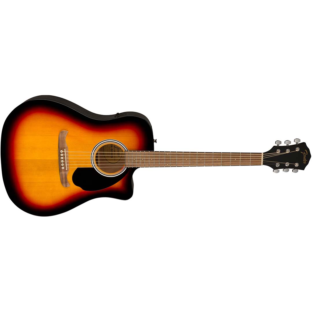 FA-125CE Dreadnought, Walnut Fingerboard, Sunburst - Image 4