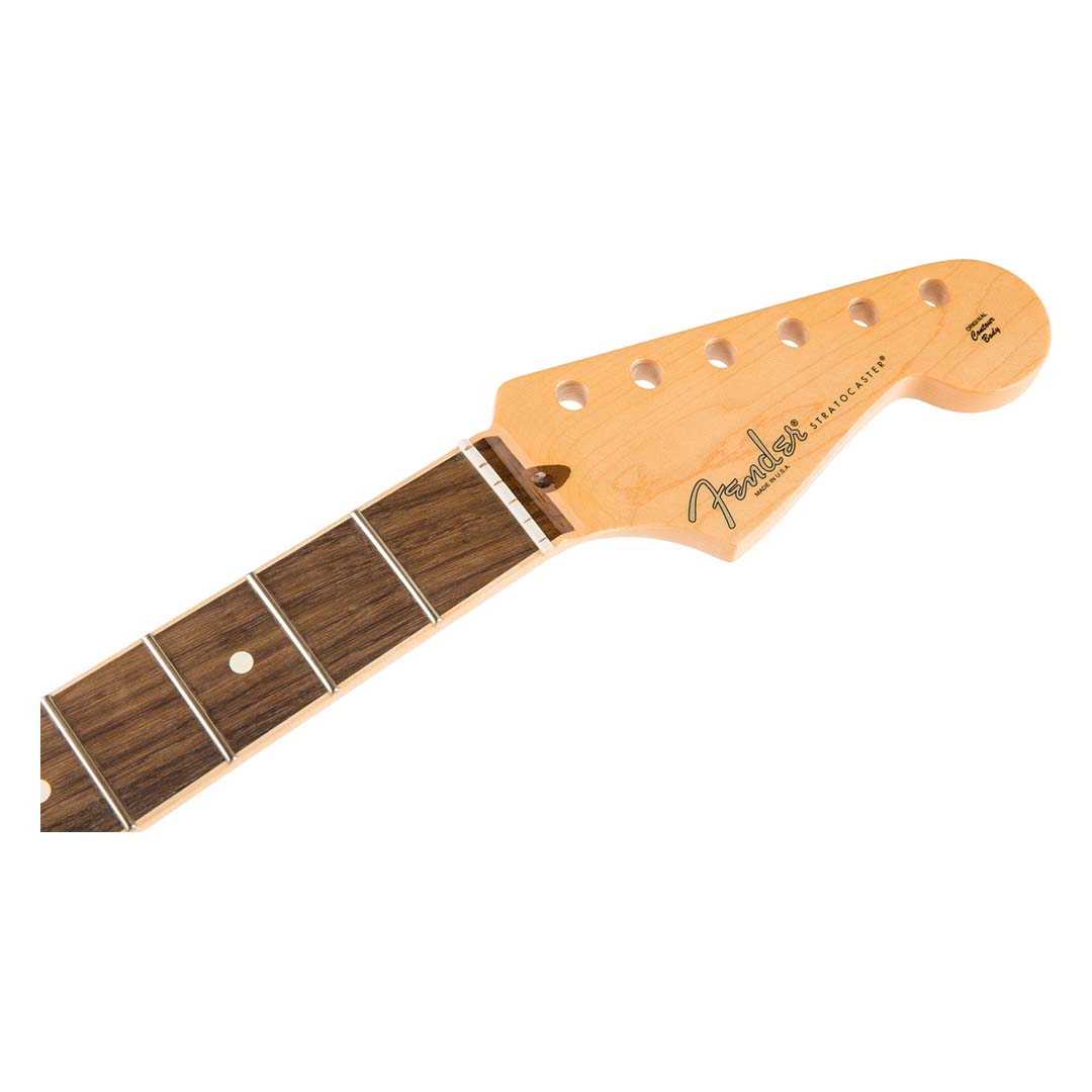 American Channel Bound Stratocaster® Neck, 21 Med Jumbo Frets, Rosewood