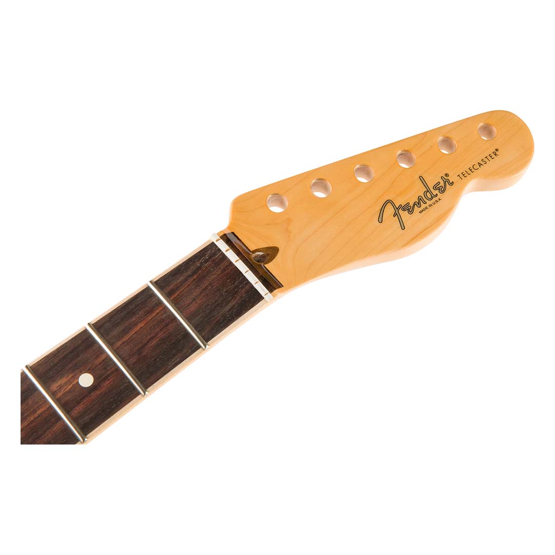 American Channel Bound Telecaster® Neck, 21 Med Jumbo Frets, Rosewood