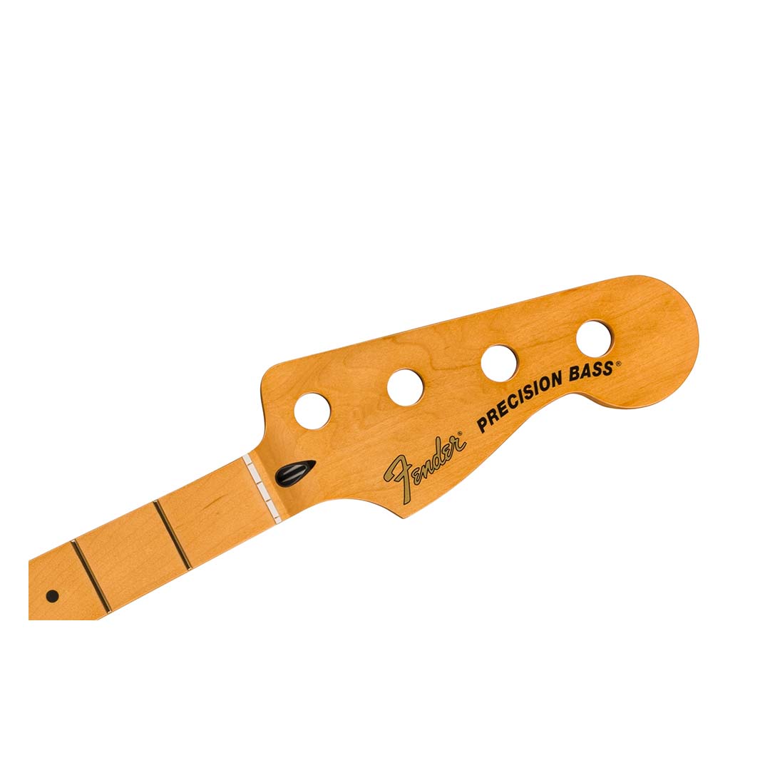 Precision to Jazz Bass Conversion Neck, 20 Med Jumbo Frets, 12" Radius, Maple - Image 2