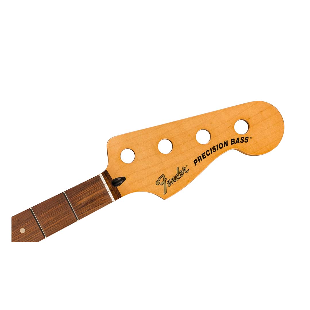 Precision to Jazz Bass Conversion Neck, 20 Med Jumbo Frets, 12" Radius, Pau Ferro - Image 2