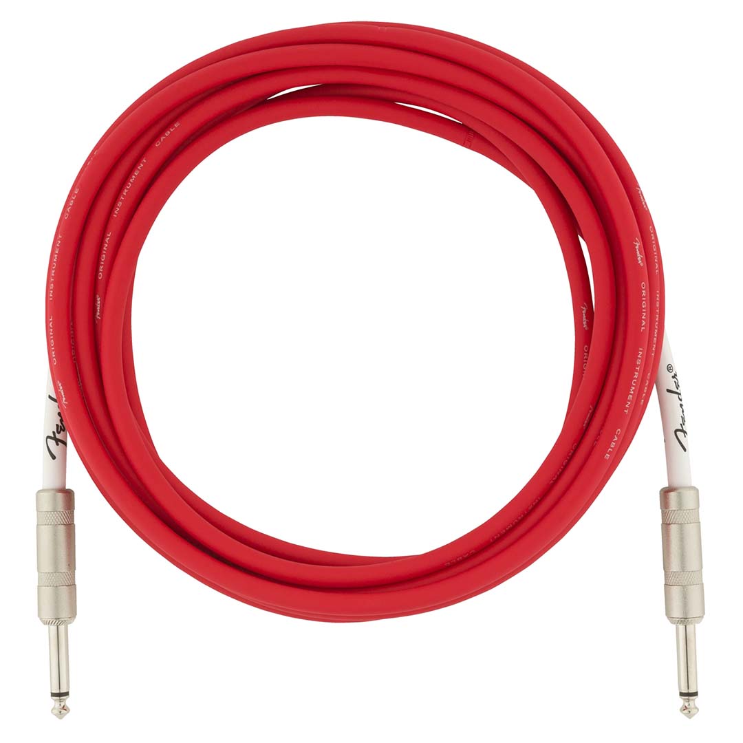 Original Series Instrument Cable, 15', Fiesta Red