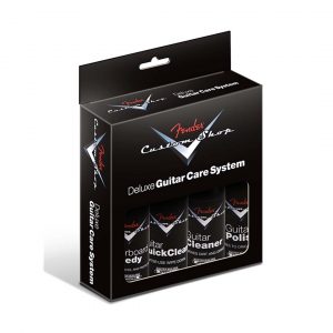 Custom Shop Deluxe Guitar Care System, 4 Pack, Black
