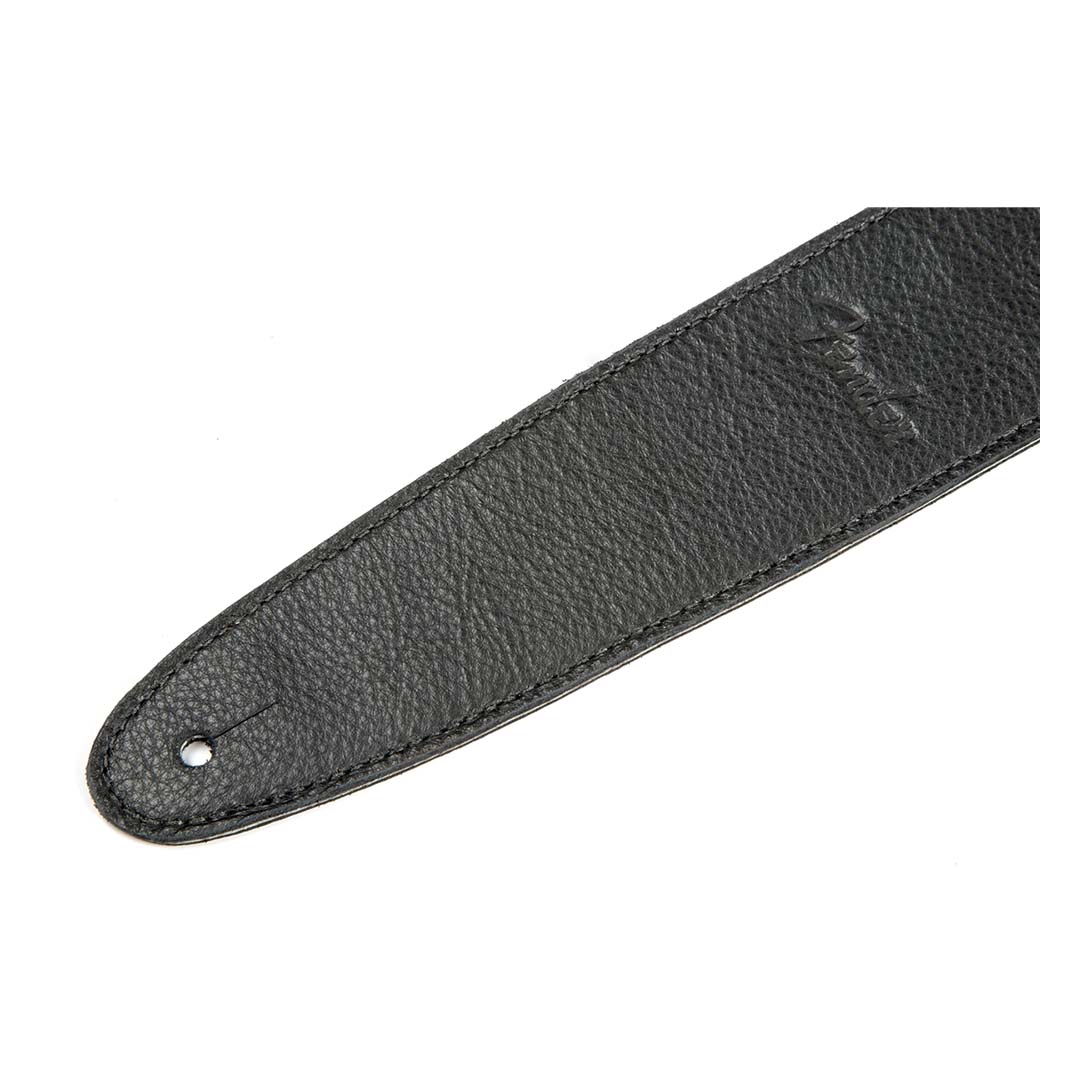 Artisan Crafted Leather Strap, Black, 2" - Image 2