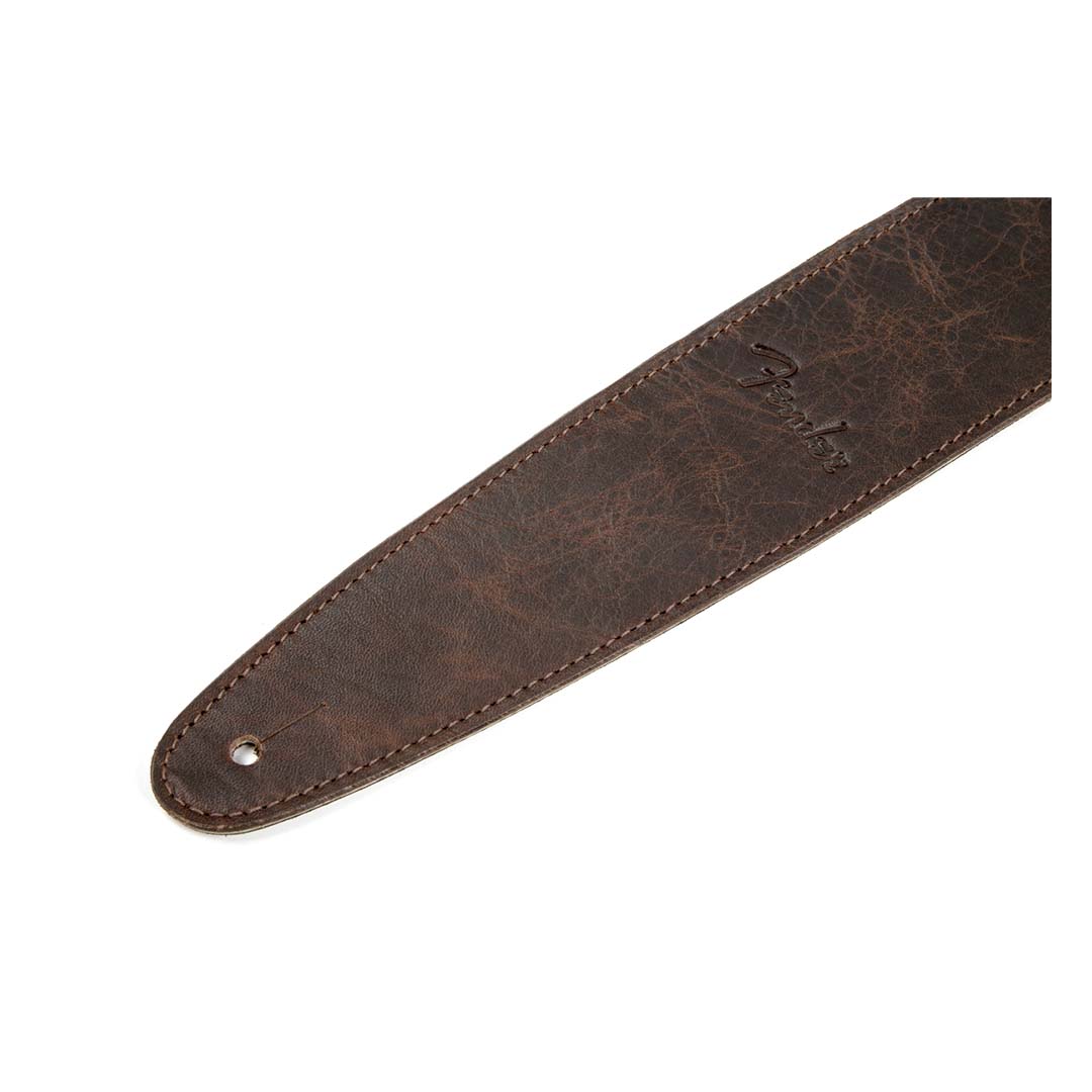 Artisan Crafted Leather Strap, 2.5" Brown - Image 2