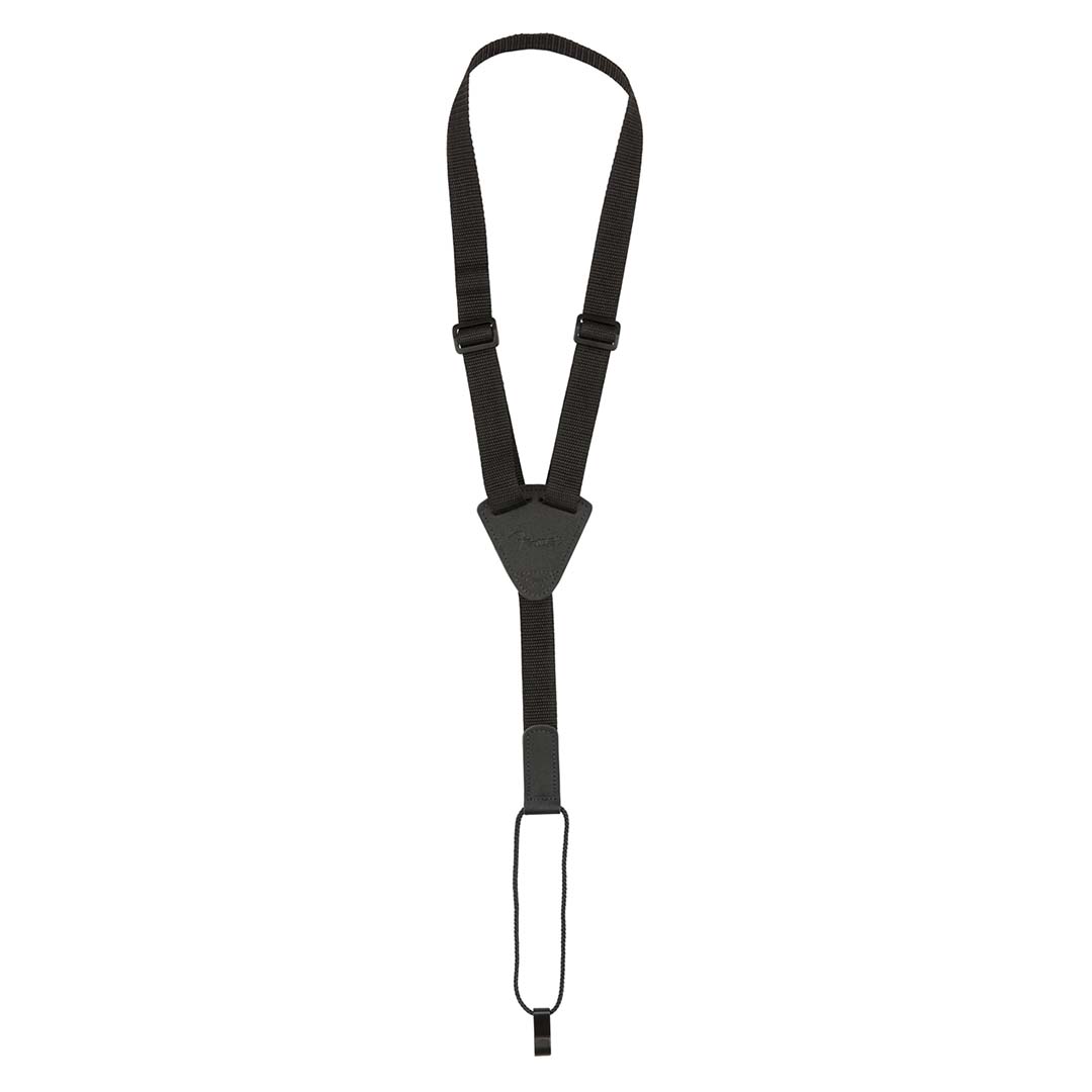 Ukulele Strap, Black, 1", Polyester