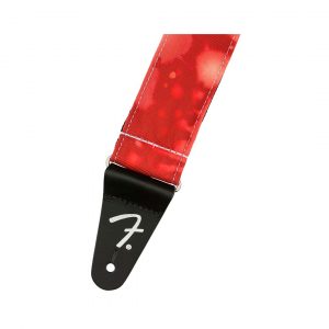 Tie Dye Acid Wash Strap, Red, 2"