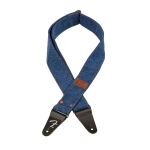 Fender® x Wrangler® Riveted Denim Strap, Indigo