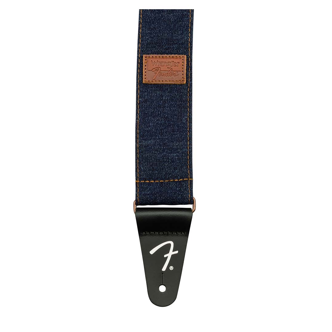 Fender® x Wrangler® Denim Strap, Dark Indigo - Image 4