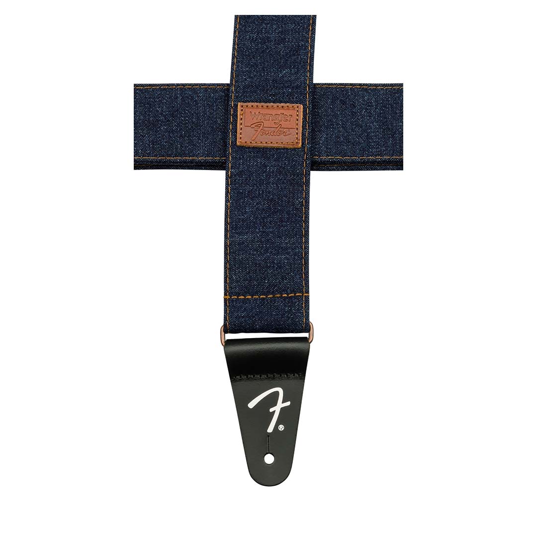 Fender® x Wrangler® Denim Strap, Dark Indigo - Image 5