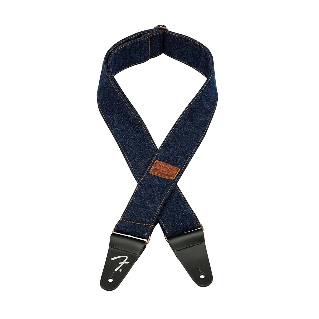 Fender® x Wrangler® Denim Strap, Dark Indigo