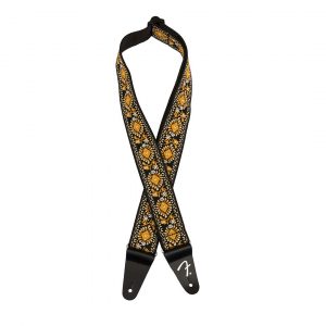 Pasadena Woven Strap, Yellow Lotus, 2"