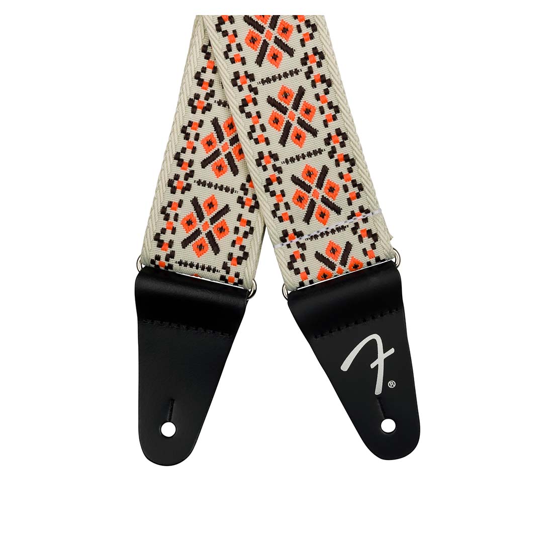 Pasadena Woven Strap, Lattice Orange, 2" - Image 2