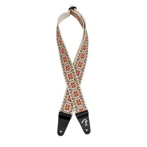 Pasadena Woven Strap, Lattice Orange, 2"
