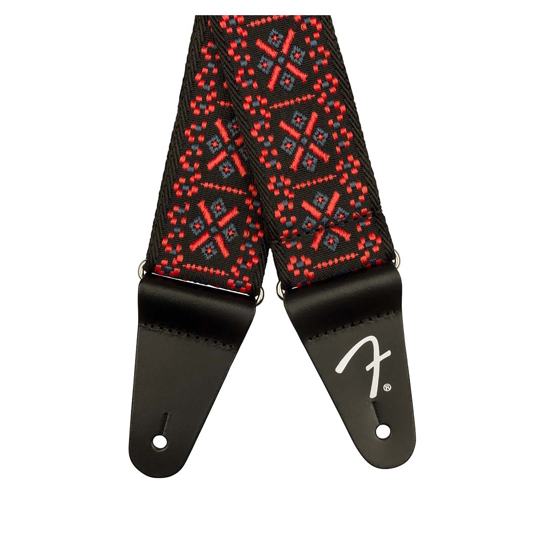Pasadena Woven Strap, Lattice Red, 2" - Image 2