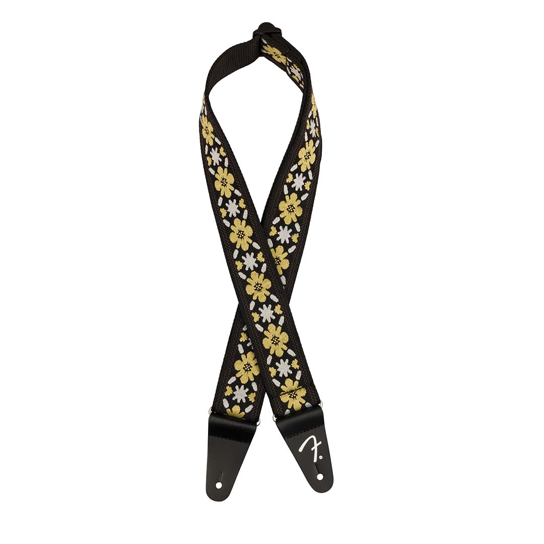Pasadena Woven Strap, Yellow Clover, 2"
