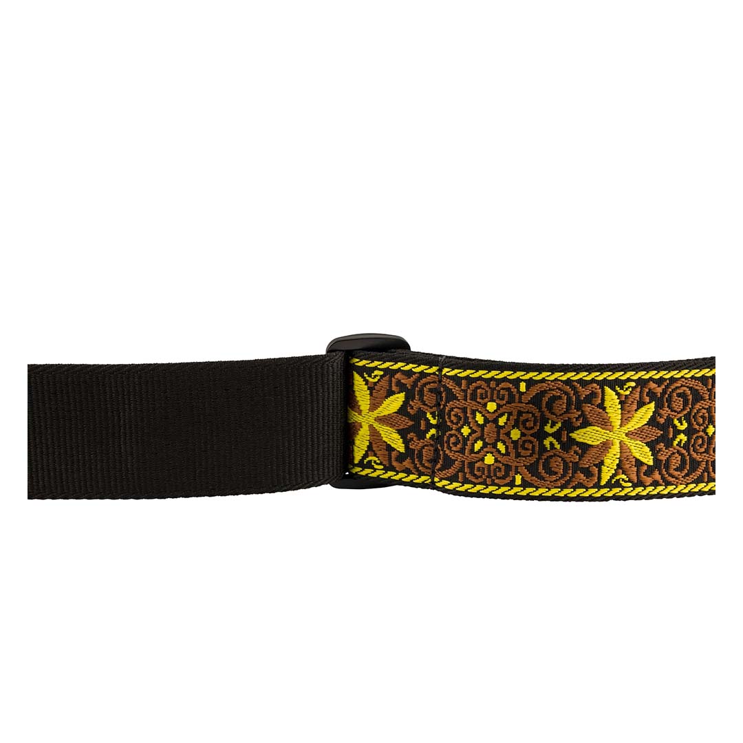 Pasadena Woven Strap, Yellow Wallflower, 2" - Image 3