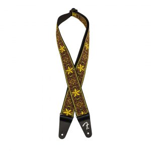Pasadena Woven Strap, Yellow Wallflower, 2"