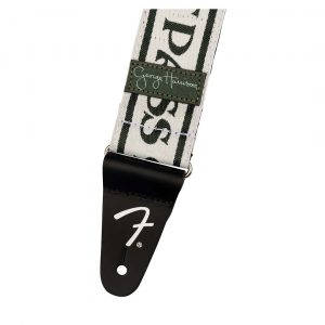 George Harrison All Things Must Pass Logo Strap, White/Black, 2"