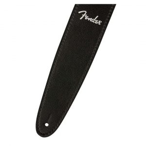 Vegan Leather Strap, Black, 2.5", Microfiber