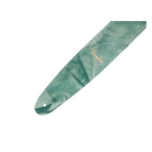 Tie Dye Leather Strap, Sage Green, 2"
