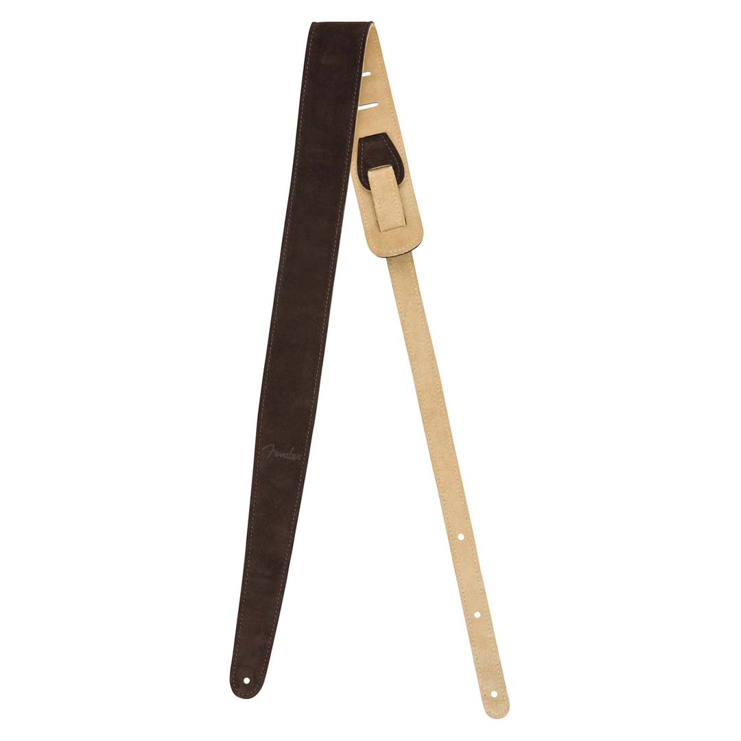 Reversible Suede Strap, Brown/Tan, 2"