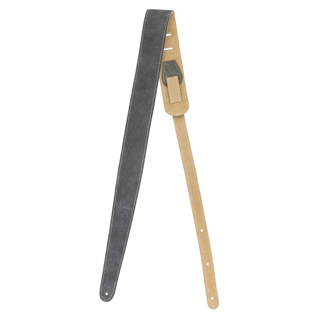 Reversible Suede Strap, Gray/Tan, 2"
