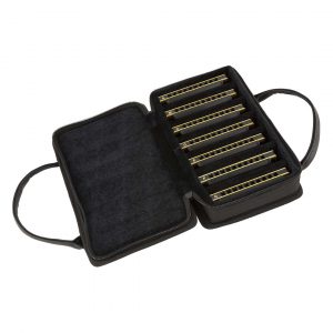 Blues DeVille Harmonica, Pack of 7, with Case