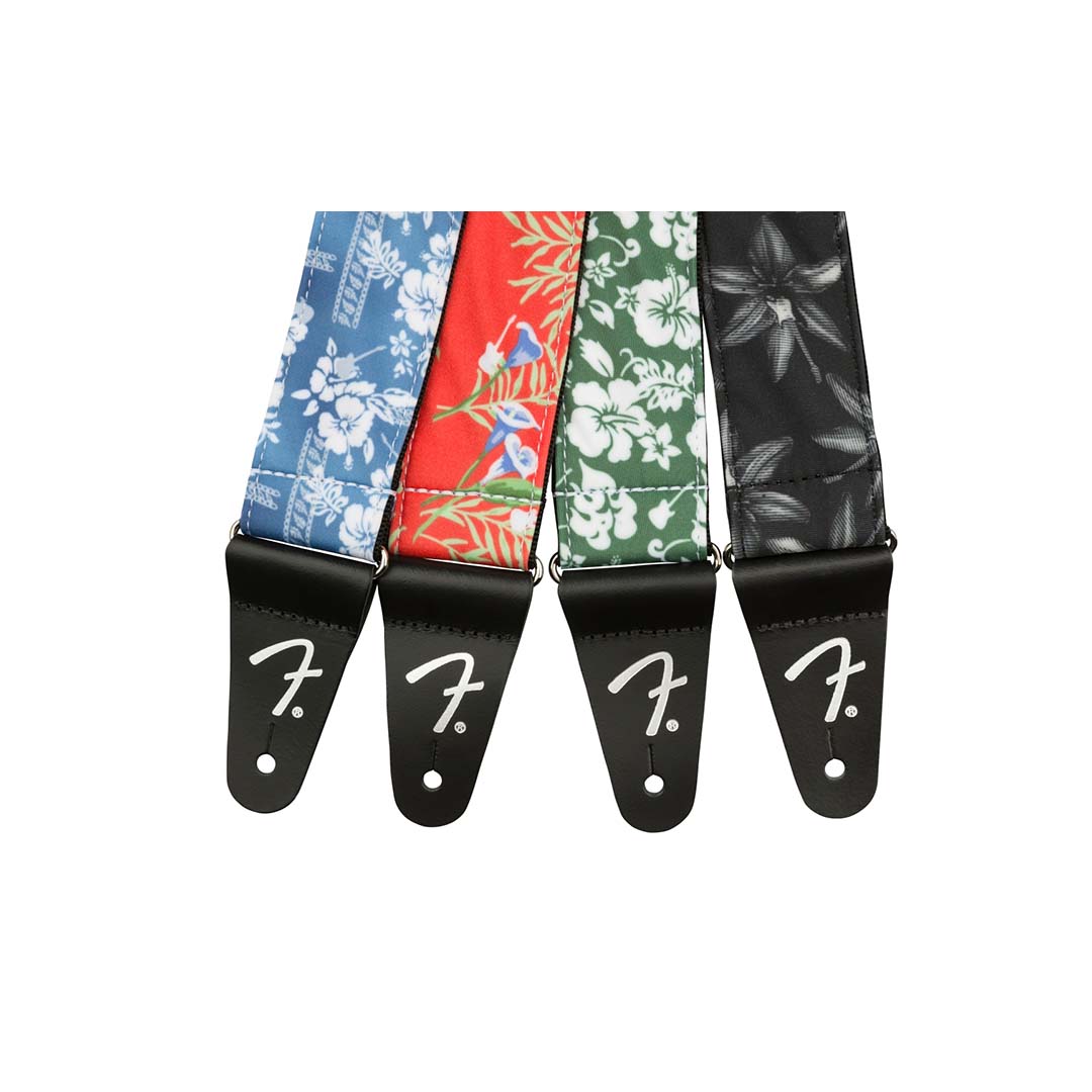 Hawaiian Strap, 2", Black Floral - Image 2