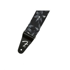 Hawaiian Strap, 2", Black Floral