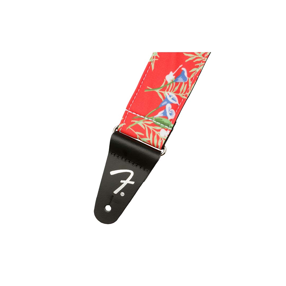 Hawaiian Strap, 2", Red Floral