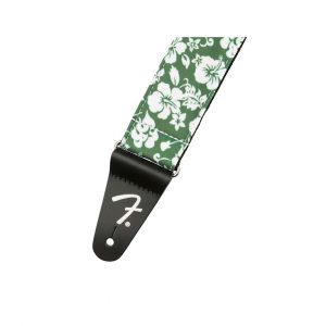 Hawaiian Strap, 2", Green Floral