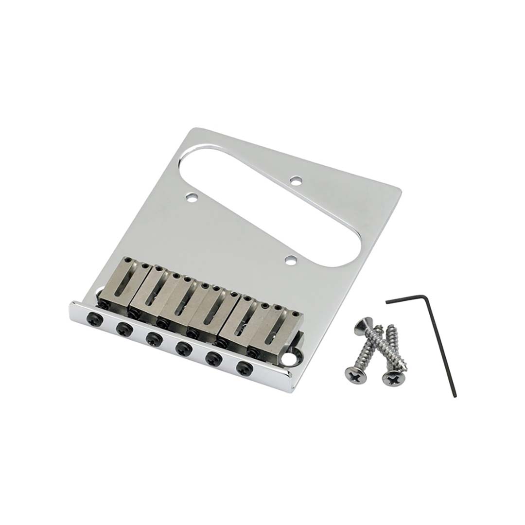 6-Saddle American Series Telecaster® Bridge Assembly (Chrome)