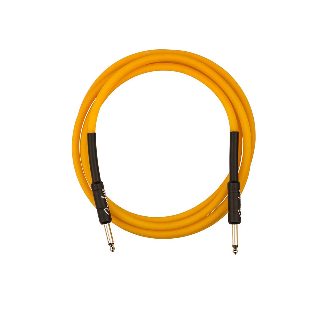 Professional Series Glow in the Dark Cable, Orange, 10'