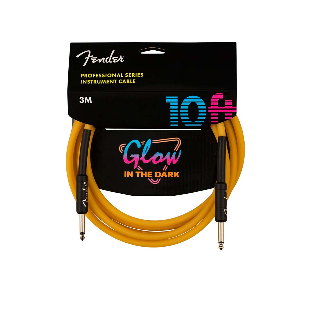 Professional Series Glow in the Dark Cable, Orange, 10' - Image 3