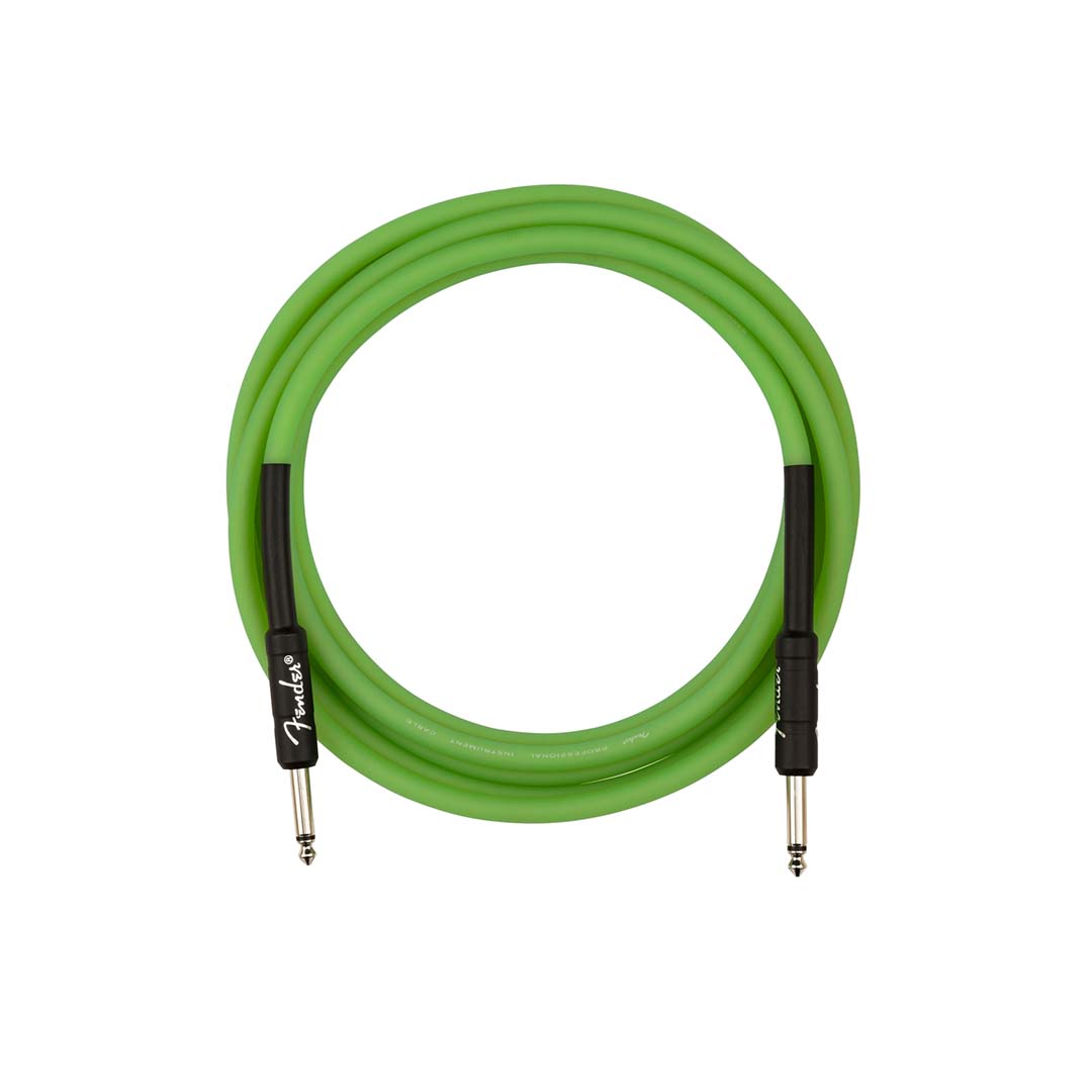 Professional Series Glow in the Dark Cable, Green, 10'