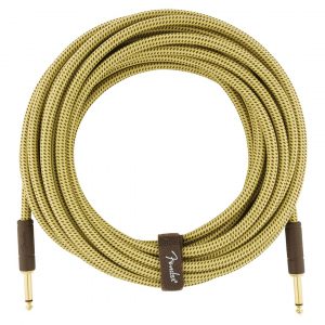 Deluxe Series Instrument Cable, Straight/Straight, 25', Tweed