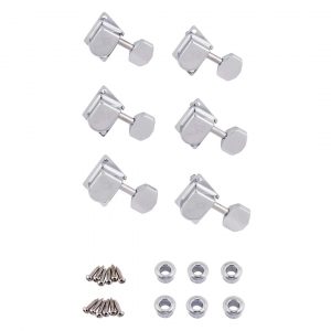 70s "F" Style Stratocaster®/Telecaster® Tuning Machines Chrome (6)